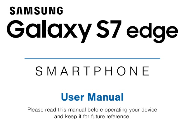 Samsung Galaxy S7 G930vl User Manual